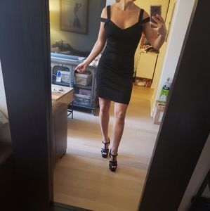 Armani Exchange black dress
